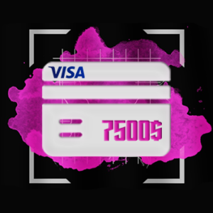 Visa Prepaid Card $7500